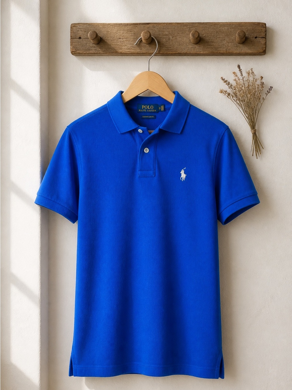 Polo by Ralph Lauren Royal Blue Short-Sleeve Cotton Polo